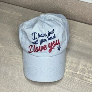 NWT Disney’s UP “I Have Just Met You and I Love You” Baseball Cap